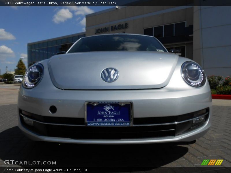 Reflex Silver Metallic / Titan Black 2012 Volkswagen Beetle Turbo