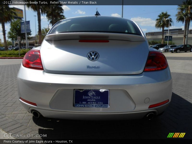 Reflex Silver Metallic / Titan Black 2012 Volkswagen Beetle Turbo