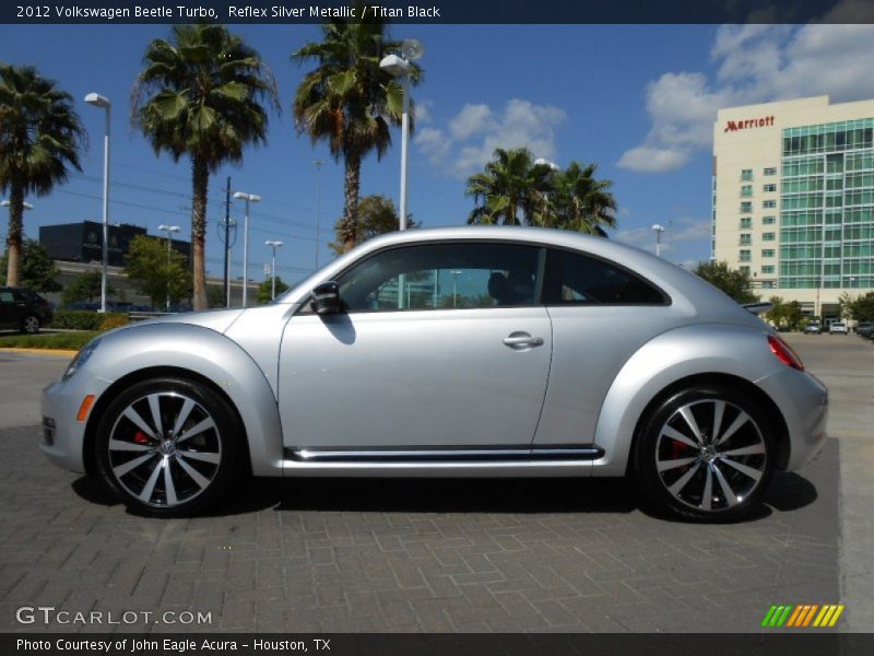 Reflex Silver Metallic / Titan Black 2012 Volkswagen Beetle Turbo