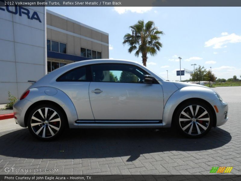 Reflex Silver Metallic / Titan Black 2012 Volkswagen Beetle Turbo