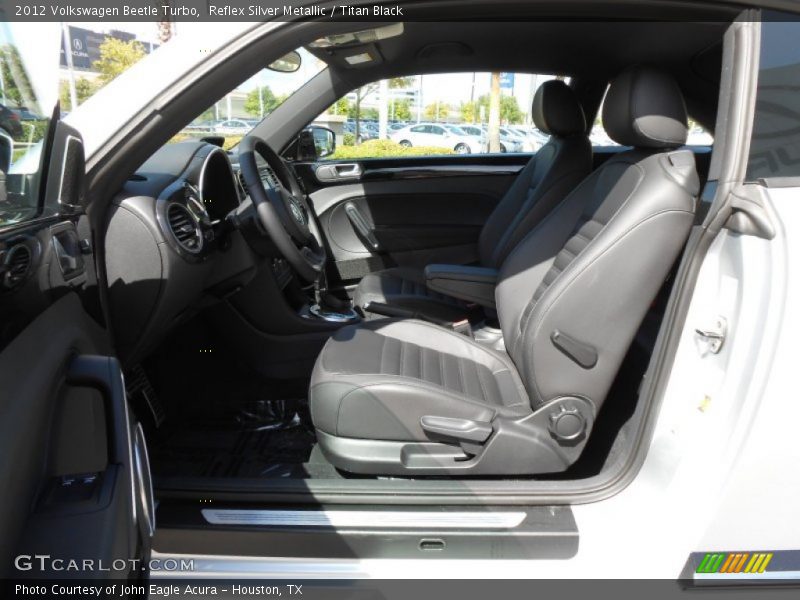 Reflex Silver Metallic / Titan Black 2012 Volkswagen Beetle Turbo