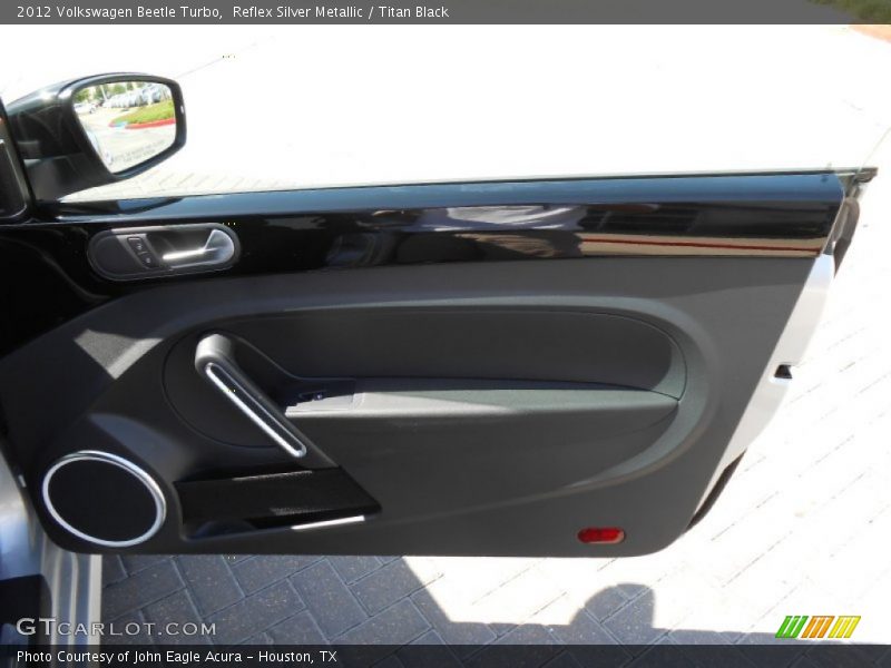 Reflex Silver Metallic / Titan Black 2012 Volkswagen Beetle Turbo