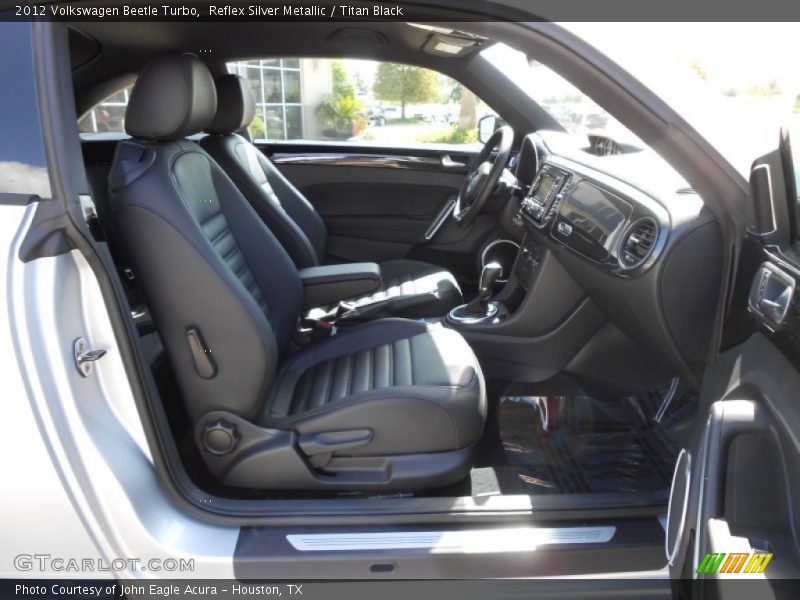 Reflex Silver Metallic / Titan Black 2012 Volkswagen Beetle Turbo
