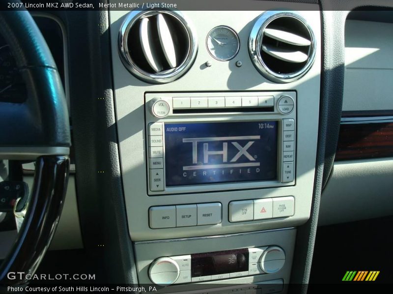 Merlot Metallic / Light Stone 2007 Lincoln MKZ AWD Sedan