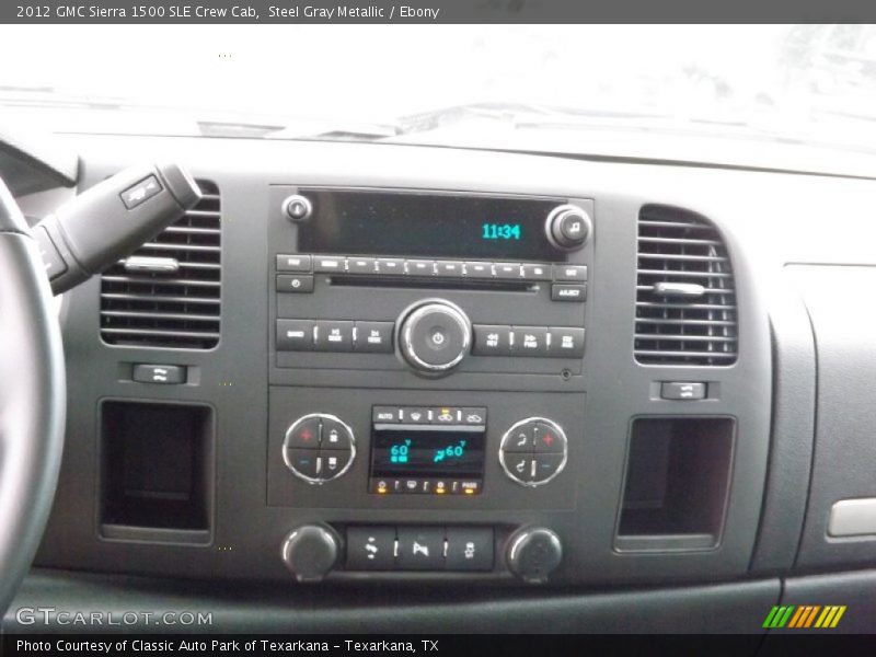 Steel Gray Metallic / Ebony 2012 GMC Sierra 1500 SLE Crew Cab