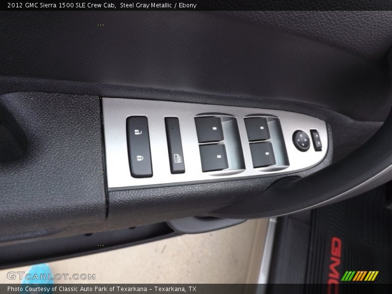 Steel Gray Metallic / Ebony 2012 GMC Sierra 1500 SLE Crew Cab