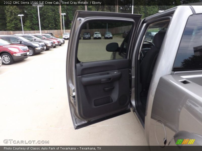 Steel Gray Metallic / Ebony 2012 GMC Sierra 1500 SLE Crew Cab