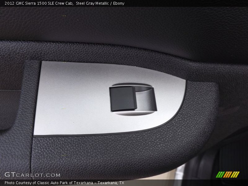 Steel Gray Metallic / Ebony 2012 GMC Sierra 1500 SLE Crew Cab