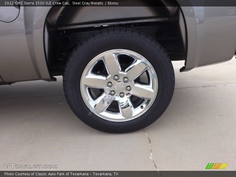 Steel Gray Metallic / Ebony 2012 GMC Sierra 1500 SLE Crew Cab