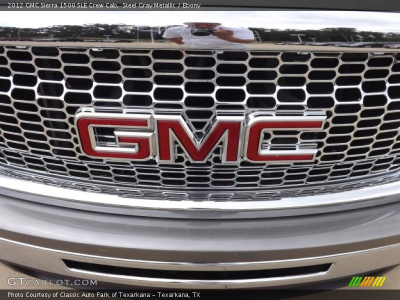 Steel Gray Metallic / Ebony 2012 GMC Sierra 1500 SLE Crew Cab