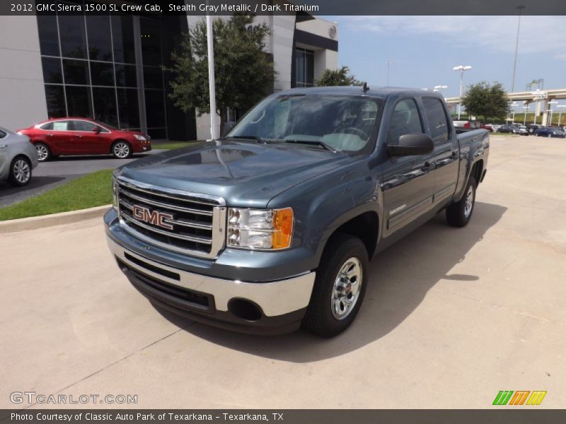 Stealth Gray Metallic / Dark Titanium 2012 GMC Sierra 1500 SL Crew Cab