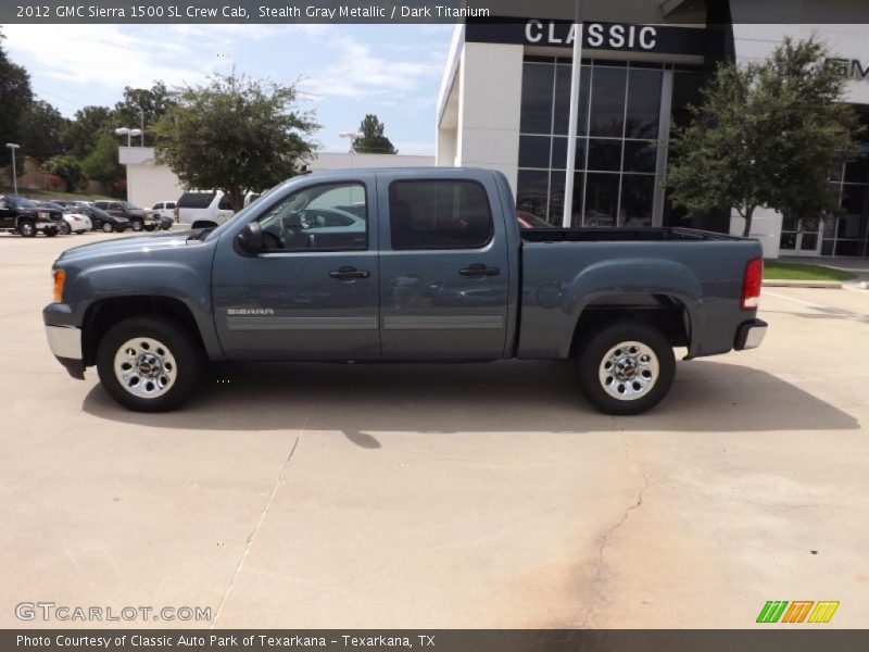 Stealth Gray Metallic / Dark Titanium 2012 GMC Sierra 1500 SL Crew Cab