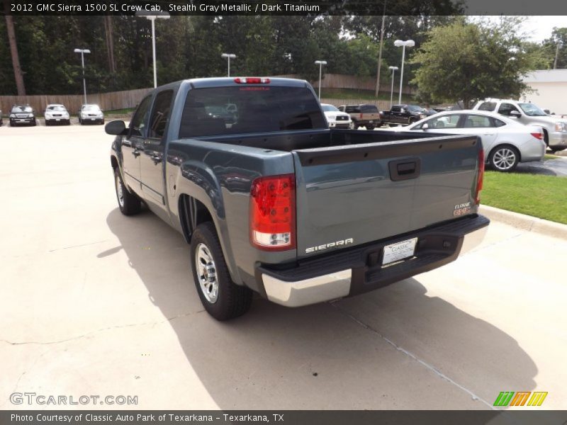 Stealth Gray Metallic / Dark Titanium 2012 GMC Sierra 1500 SL Crew Cab