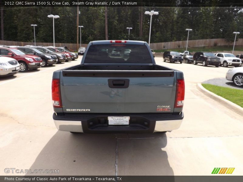 Stealth Gray Metallic / Dark Titanium 2012 GMC Sierra 1500 SL Crew Cab