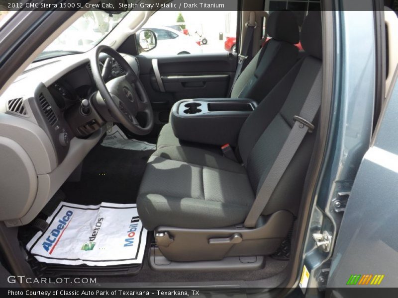 Stealth Gray Metallic / Dark Titanium 2012 GMC Sierra 1500 SL Crew Cab