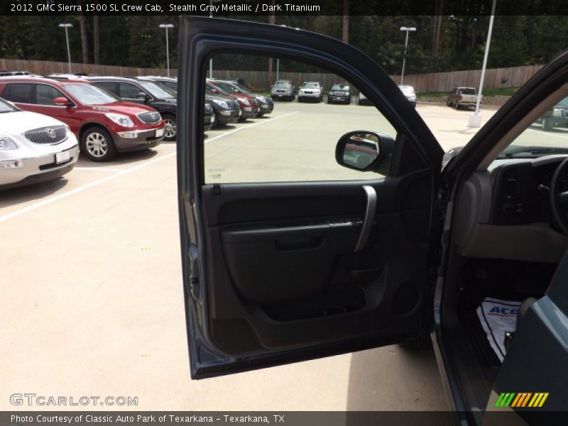 Stealth Gray Metallic / Dark Titanium 2012 GMC Sierra 1500 SL Crew Cab