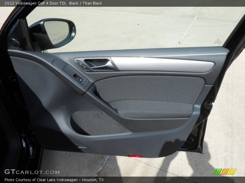Black / Titan Black 2013 Volkswagen Golf 4 Door TDI