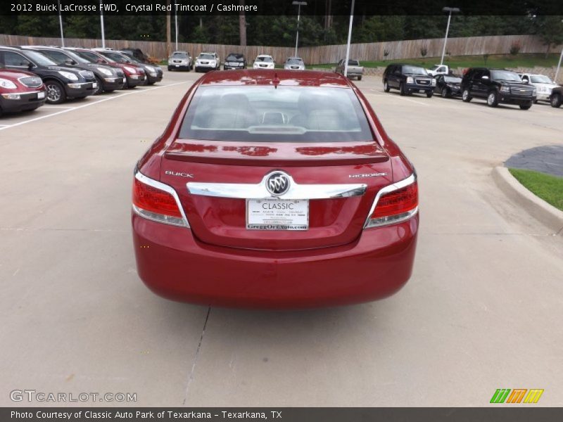 Crystal Red Tintcoat / Cashmere 2012 Buick LaCrosse FWD