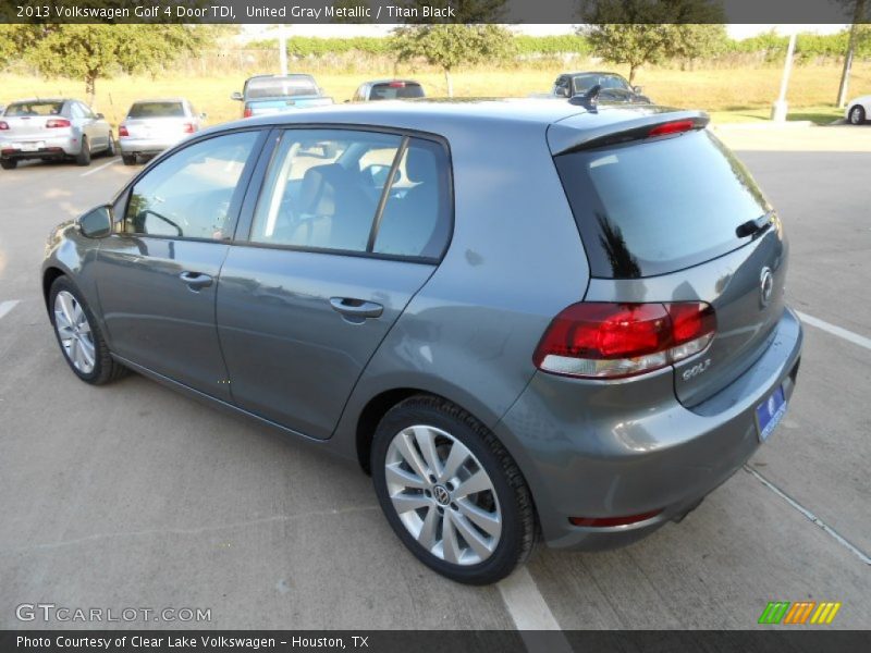 United Gray Metallic / Titan Black 2013 Volkswagen Golf 4 Door TDI