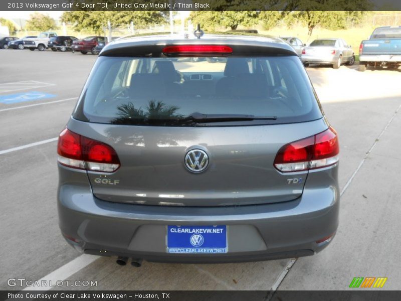 United Gray Metallic / Titan Black 2013 Volkswagen Golf 4 Door TDI