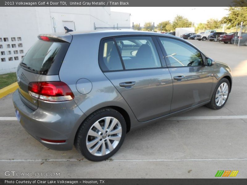 United Gray Metallic / Titan Black 2013 Volkswagen Golf 4 Door TDI