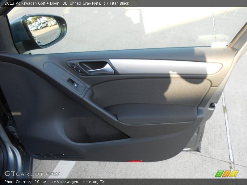 United Gray Metallic / Titan Black 2013 Volkswagen Golf 4 Door TDI