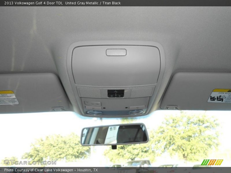 United Gray Metallic / Titan Black 2013 Volkswagen Golf 4 Door TDI