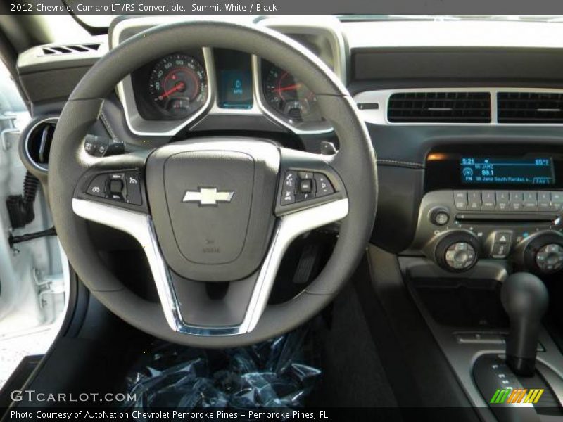 Summit White / Black 2012 Chevrolet Camaro LT/RS Convertible