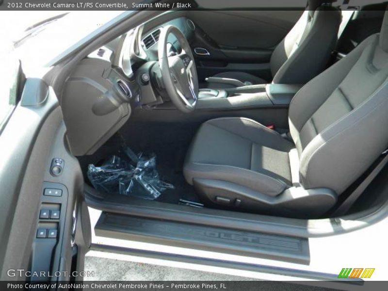 Summit White / Black 2012 Chevrolet Camaro LT/RS Convertible