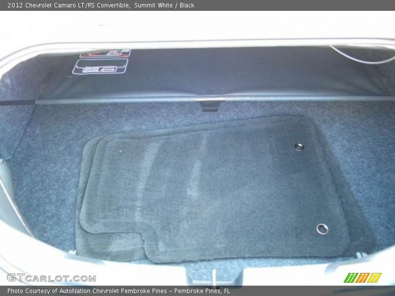 Summit White / Black 2012 Chevrolet Camaro LT/RS Convertible