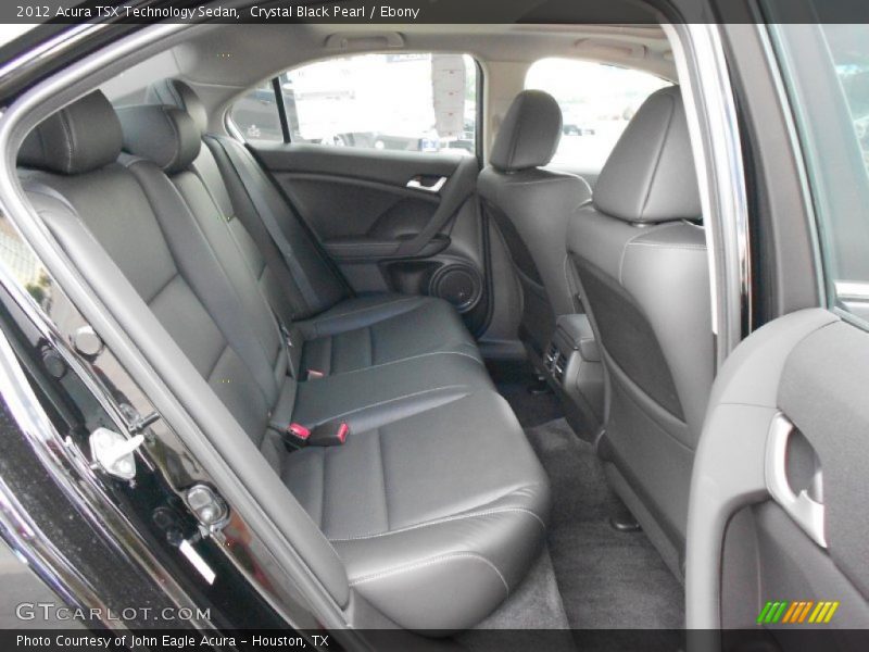 Crystal Black Pearl / Ebony 2012 Acura TSX Technology Sedan