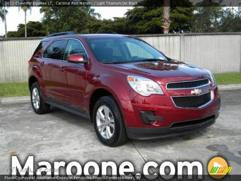 Cardinal Red Metallic / Light Titanium/Jet Black 2011 Chevrolet Equinox LT