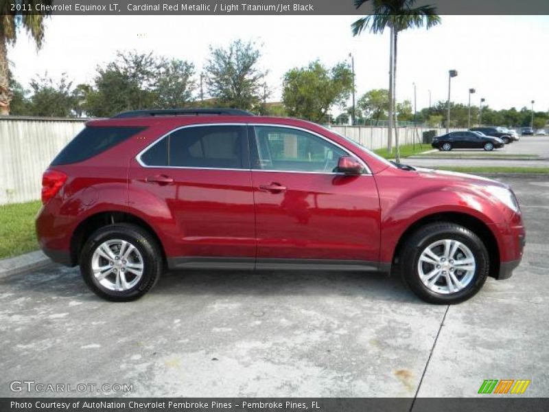 Cardinal Red Metallic / Light Titanium/Jet Black 2011 Chevrolet Equinox LT