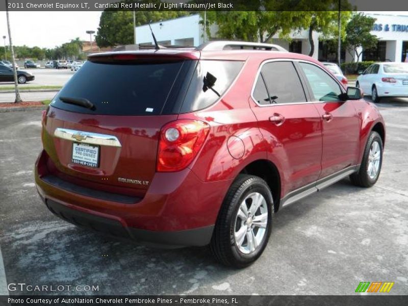 Cardinal Red Metallic / Light Titanium/Jet Black 2011 Chevrolet Equinox LT