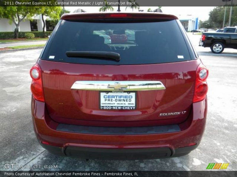 Cardinal Red Metallic / Light Titanium/Jet Black 2011 Chevrolet Equinox LT