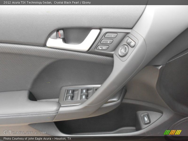 Crystal Black Pearl / Ebony 2012 Acura TSX Technology Sedan