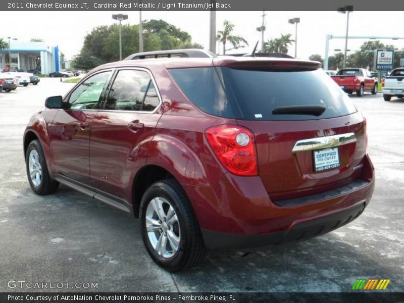 Cardinal Red Metallic / Light Titanium/Jet Black 2011 Chevrolet Equinox LT