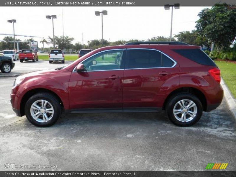Cardinal Red Metallic / Light Titanium/Jet Black 2011 Chevrolet Equinox LT