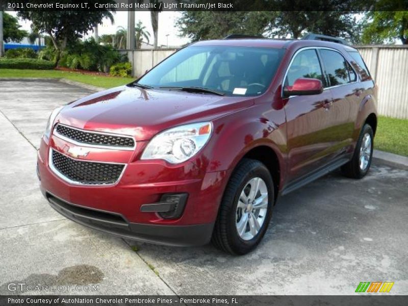 Cardinal Red Metallic / Light Titanium/Jet Black 2011 Chevrolet Equinox LT