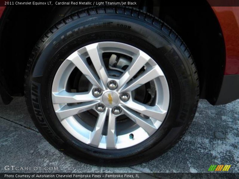 Cardinal Red Metallic / Light Titanium/Jet Black 2011 Chevrolet Equinox LT