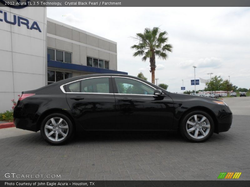 Crystal Black Pearl / Parchment 2012 Acura TL 3.5 Technology
