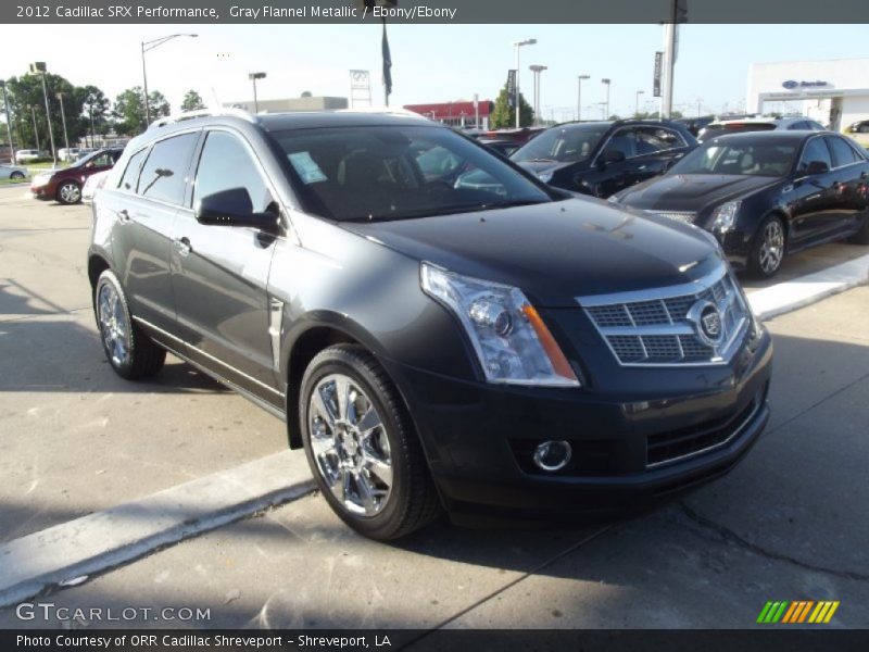 Gray Flannel Metallic / Ebony/Ebony 2012 Cadillac SRX Performance
