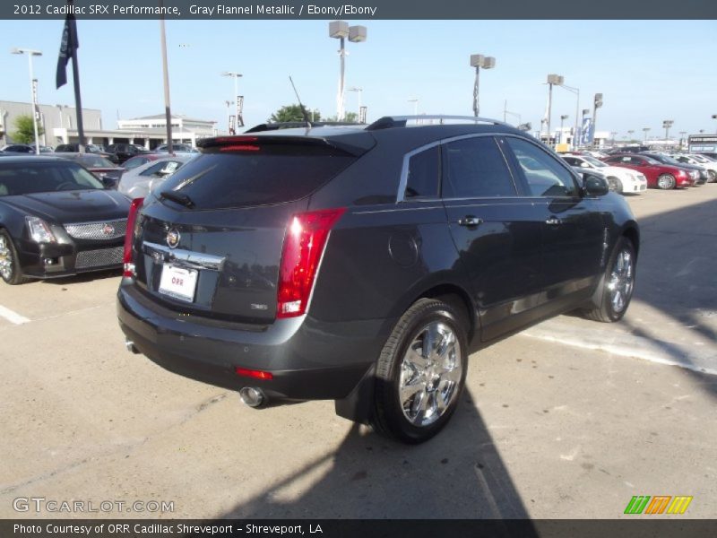 Gray Flannel Metallic / Ebony/Ebony 2012 Cadillac SRX Performance