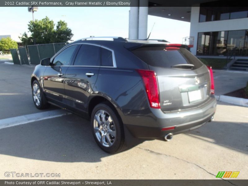 Gray Flannel Metallic / Ebony/Ebony 2012 Cadillac SRX Performance