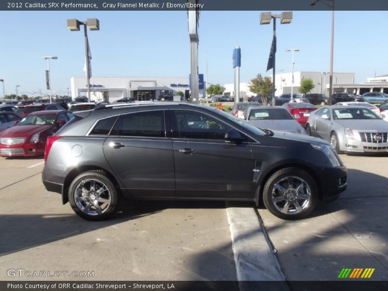 Gray Flannel Metallic / Ebony/Ebony 2012 Cadillac SRX Performance
