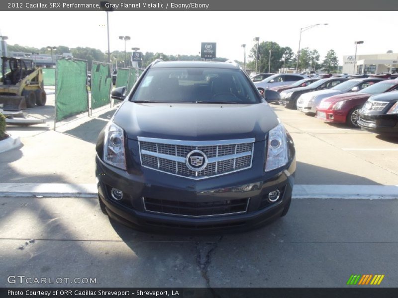 Gray Flannel Metallic / Ebony/Ebony 2012 Cadillac SRX Performance