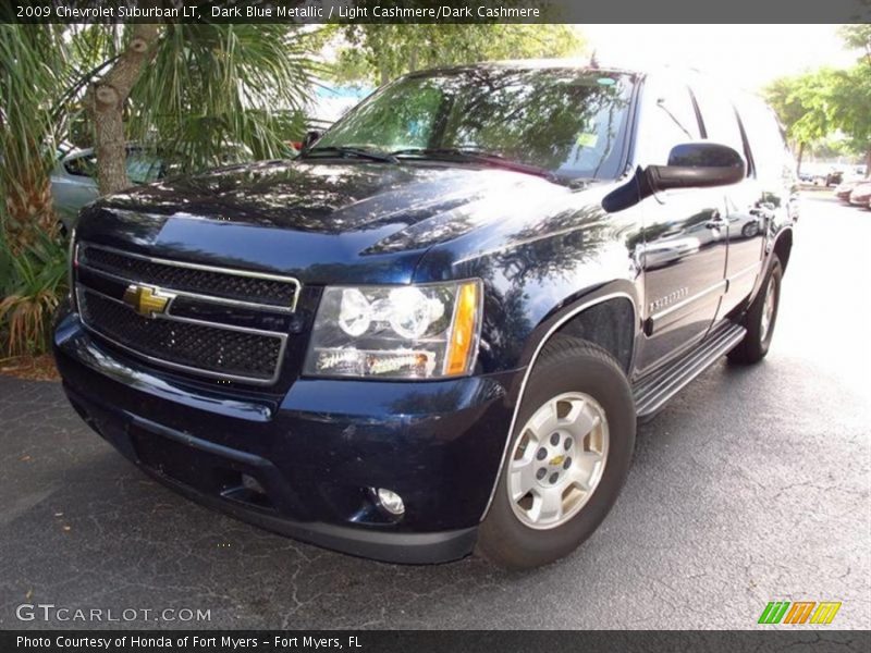 Dark Blue Metallic / Light Cashmere/Dark Cashmere 2009 Chevrolet Suburban LT