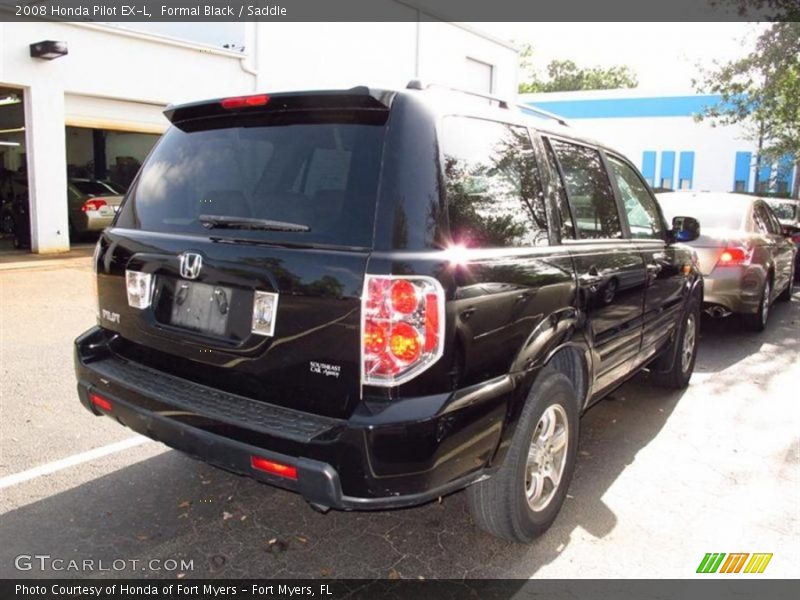 Formal Black / Saddle 2008 Honda Pilot EX-L