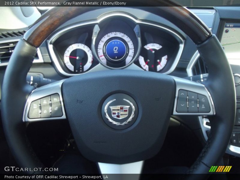 Gray Flannel Metallic / Ebony/Ebony 2012 Cadillac SRX Performance