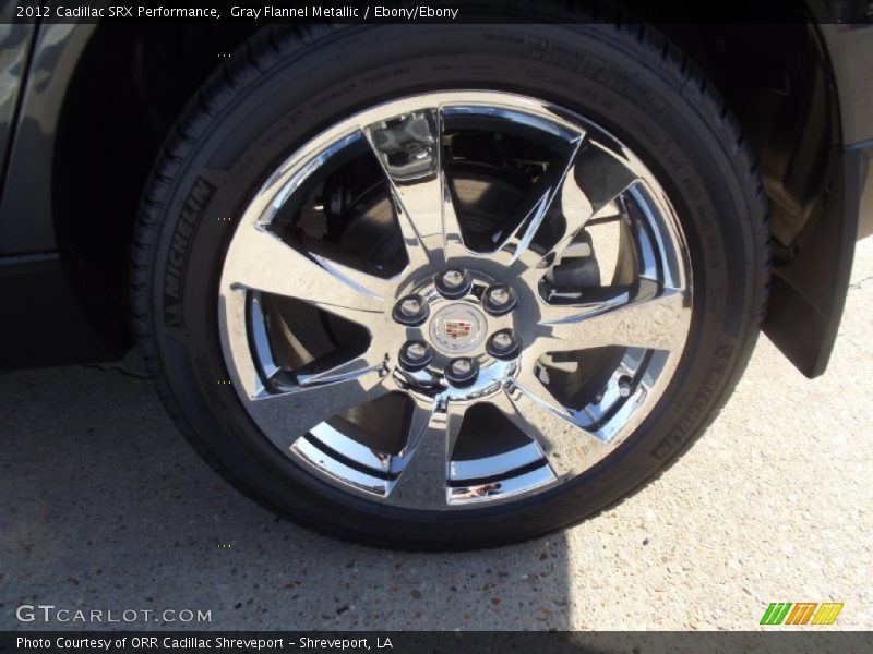 Gray Flannel Metallic / Ebony/Ebony 2012 Cadillac SRX Performance
